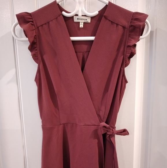 Peplum Faux Wrap Blouse - Picture 1 of 1